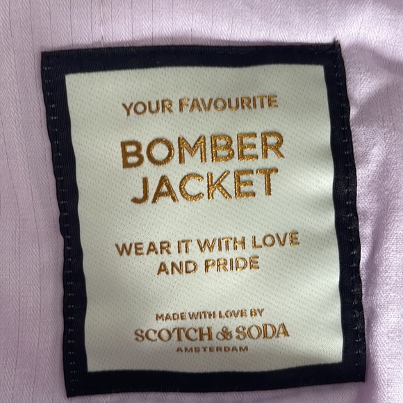 SCOTCH & SODA CROPPED BOMBER JACKET - Picture 5 of 13